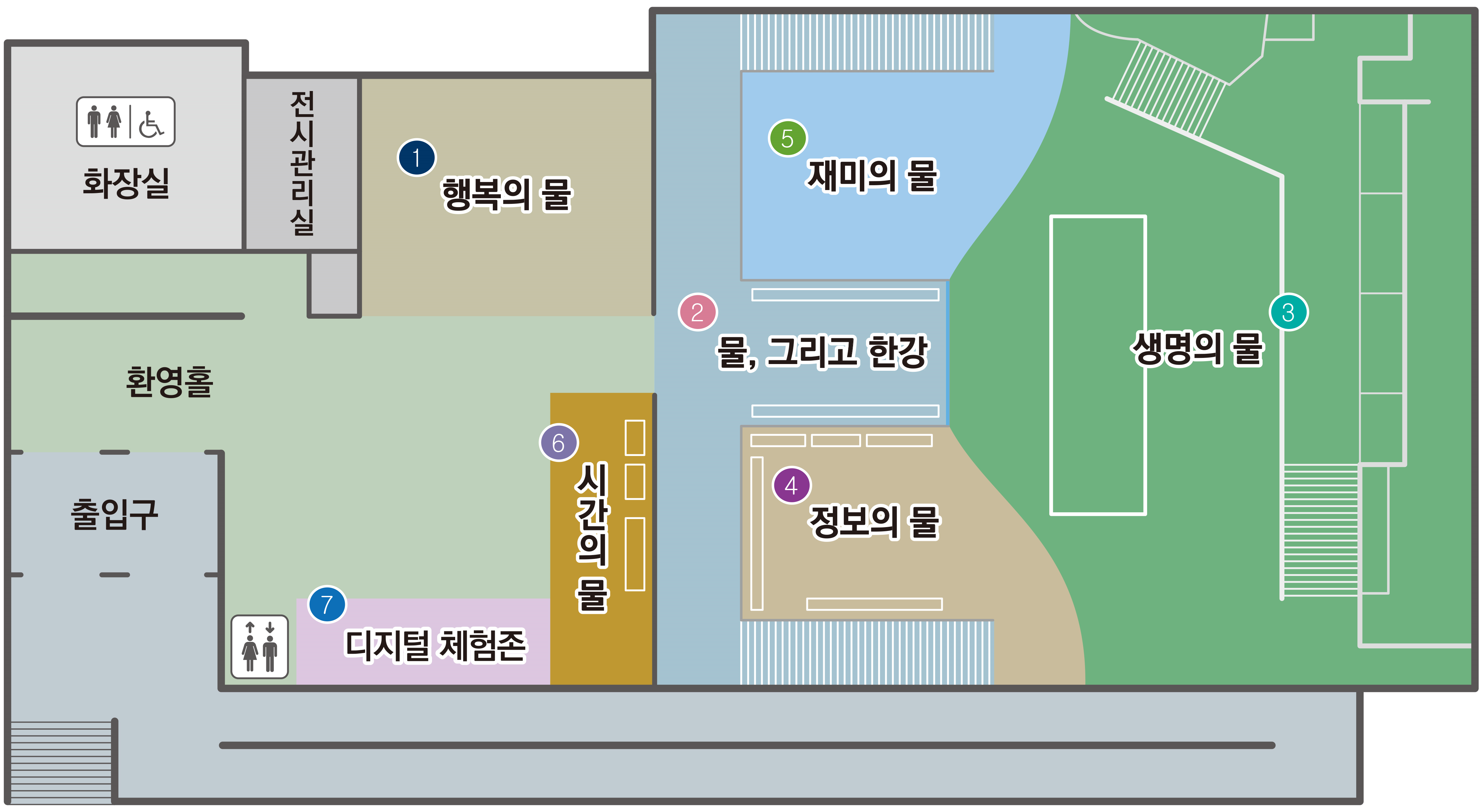 관람코스 배치도
